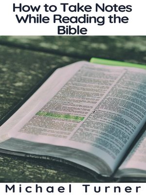 cover image of How to Take Notes While Reading the Bible